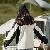 preiswerte Fleece &amp; 3 in 1 Jacken-Damen Soft Shell Jacke Wanderjacke Winter Draussen warm Fleece-Futter Windundurchlässig Wasserdicht 3-in-1-Jacke Vliesjacken Windbreaker-Jacke Reisen Hellrosa Schwarz Weiß Gelb Rosa