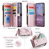 Недорогие Чехлы для Samsung-телефон Кейс для Назначение S24 S24 Ultra Plus S24 ФЭ S23 S22 S21 S20 Ultra Plus FE А55 А35 А25 А15 5Г A54 A34 A14 A72 A52 A32 A22 A12 A53 A33 A23 A13 A71 A51 Кошелек для карт