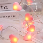levne Řetězová světla baterie-1ks řetězová světla ve tvaru srdce 3m 20 LED pro svatby na Valentýna vnitřní venkovní  &amp; sváteční dekorace