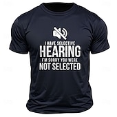 abordables T-shirt graphique pour hommes-Homme Imprimé Lettre Drôle T-shirt 100% Coton Manche Courte Graphique Chemise Noir Vert Véronèse Bleu de minuit T-shirt confortable Rue Sport en Plein Air Vêtements de créateurs de mode