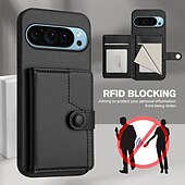 お買い得  その他のスマホケース-電話 ケース 用途 ピクセル9プロ ピクセル9プロXL Pixel 8 Pro Pixel 8 ピクセル9 バックカバー スタンド付き カード挿入口 耐衝撃 レトロ風 TPU PUレザー