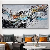 cheap Abstract Paintings-Mintura Handmade Abstract Colorful Oil Paintings On Canvas Wall Art Decoration Modern Picture For Home Decor Rolled Frameless Unstretched Painting