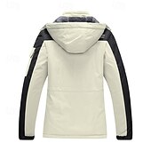 baratos Casacos Leves, Polares &amp; Caminhada-Homens Jaqueta Softshell Jaqueta de Trilha Jaqueta de lã para caminhada Inverno Ao ar livre Bloco de cor Térmico / Quente Forro de Velocino A Prova de Vento Impermeável Jaqueta corta-vento Viajar