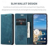 זול תיק טלפון אחר-טלפון מגן עבור גוגל Pixel 9 Pro Pixel 9 Pro XL Pixel 8 Pro Pixel 8 פיקסל 9 Pixel 7 Pixel 7 Pro Pixel 6 Pixel 6 Pro כיסוי הפוך עם מעמד מגנטי חריץ לכרטיס רטרו TPU עור PU
