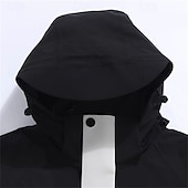 billiga Fleece &amp; 3 i 1-jackor-Herr Dam Vandringsjacka Vindjacka Vinter Utomhus Färgblock Vattentät Vindtät Lättvikt Ytterkläder Lättviktsjacka Helöppnande blixtlås Fiske Klättring Camping / vandring / grottforskning Svart Rosa