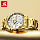 ieftine Ceasuri Quartz-Ceas de mână pentru bărbați quartz fashion casual cu lumina impermeabil decorativ din oțel
