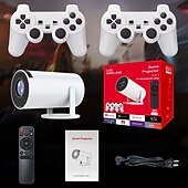 halpa Projektorit-langaton ohjain bluetooth projektori android 13 sähköinen tarkennus full hd 720p tuki 1080p resoluutio 4k video wifi 6 2.4/5g dual band wifi bluetooth 5.4 tuki näytön skaalaustuki 4-pisteen tra