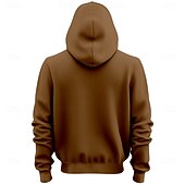 economico Hoodie Etnici Vintage-Per uomo Mucca Teschi Felpe con cappuccio Moda Quotidiano Manica Lunga Girocollo Ferie Uscire Abbigliamento casual alla moda Marrone Coulisse Autunno Inverno progettista