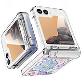 Χαμηλού Κόστους Samsung Θήκη-τηλέφωνο tok Για Z Flip 6 Θήκη κάρτας πορτοφολιού με βάση στήριξης Ανθεκτική σε πτώσεις Ρετρό TPU PC