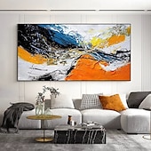 cheap Abstract Paintings-Mintura Handmade Abstract Colorful Oil Paintings On Canvas Wall Art Decoration Modern Picture For Home Decor Rolled Frameless Unstretched Painting