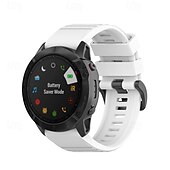 levne Pásky na hodinky Garmin-Pásek hodinek pro Garmin Fenix 8 51mm 7X Pro 6X 5X Plus Epix Pro Tactix 7 Amoled Instinct 2X Quatix Enduro Descent Mk2i Mk2 26mm Silikon Výměna, nahrazení Popruh Nastavitelný Sportovní značka Náramek