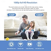 cheap Indoor IP Network Cameras-Compact Indoor Plug-In Smart Security Camera 1080P HD Video Motion Detection Two-Way Audio Easy Set Up