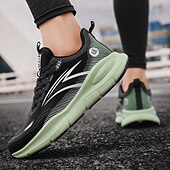 billige Sneakers til herrer-løpesneakers med varmt fôr for menn, lette, polstrede atletiske sko med snøredesign for vintersport utendørs og daglig bruk