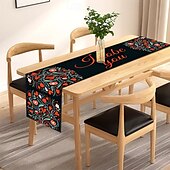 cheap Table Runners-Valentine&#039;s Day Table Runner Romantic and Festive Table Decor Adds a Touch of Love to Your Dining Table Perfect for Valentine&#039;s Day Dinners and Celebrations