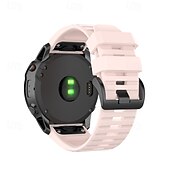levne Pásky na hodinky Garmin-Pásek hodinek pro Garmin Fenix 8 51mm 7X Pro 6X 5X Plus Epix Pro Tactix 7 Amoled Instinct 2X Quatix Enduro Descent Mk2i Mk2 26mm Silikon Výměna, nahrazení Popruh Nastavitelný Sportovní značka Náramek