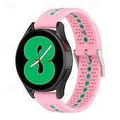 cheap Samsung Watch Bands-Watch Band for Samsung Galaxy Watch 7/6/5/4 40/44mm, Galaxy Watch 5 Pro 45mm, Galaxy Watch 4/6 Classic 42/46/43/47mm, Watch 3, Active 2, Gear S2 Silicone Replacement  Strap Adjustable Sport Band