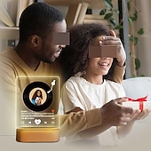 halpa Lahjat-henkilökohtainen valaistu valokuvakehys ystävänpäivä musiikkityyli valokuvausb-yövalo henkilökohtainen hehkuva led-lampulla työpöydän sisustus lahjat hääpäivä syntymäpäivä tytär lahjat