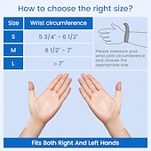 cheap Braces &amp; Supports-Elastic Thumb Wrist Support Brace for Men Women (Pack of 2) Waterproof Compression Sleeve for Arthritis Pain Tendonitis Sports Splint Liner