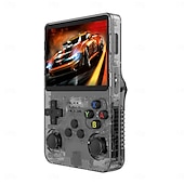 cheap Game Consoles-R36S Handheld Game Console 3.5 Inch IPS Screen Retro Game Console Linux System Screen Portable Pocket Video Player Travel Essentials 64GB and128G Extra Large Memory