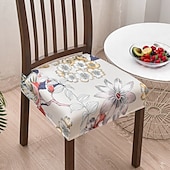 ieftine Husa scaun de sufragerie-Set de huse pentru scaune elastice pentru scaune de sufragerie huse de scaune moi, detașabile, lavabile, pentru scaune de sufragerie, huse pentru scaune de sufragerie protector