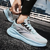 billige Sneakers til herrer-løpesneakers med varmt fôr for menn, lette, polstrede atletiske sko med snøredesign for vintersport utendørs og daglig bruk