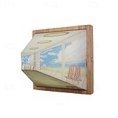 baratos Luzes noturnas 3D-Luz noturna visual 3d a olho nu, luzes led com efeito visual tridimensional, luz noturna de design montada na parede para parede, ajuste de efeito de luz de três cores, presentes de natal para