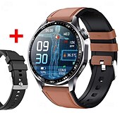 abordables Bracelets connectés-696 F210 Montre intelligente 1.55 pouce Montre intelligente avec bracelet Bluetooth ECG + PPG Podomètre Rappel d&#039;Appel Compatible avec Android iOS Hommes Mode Mains-Libres Rappel de Message IPX-0