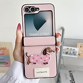 economico Cover Samsung-telefono Custodia Per Capovolgi Z 6 Z Flip 5 Z Flip 4 Z Flip 3 Per retro Resistente agli urti Retrò TPU pelle sintetica
