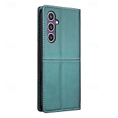 Χαμηλού Κόστους Samsung Θήκη-τηλέφωνο tok Για S24 S24 Ultra Plus S24 FE S23 S22 S21 S20 Ultra Plus FE S25 Ultra Αναποδογυρίστε το κάλυμμα με βάση στήριξης Υποδοχή κάρτας Ανθεκτική σε πτώσεις Ρετρό TPU PU δέρμα