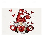 economico Tovagliette-set di 4 tovagliette per San Valentino romantiche e decorative con motivi a forma di cuore o rosa resistenti e resistenti al calore perfette per aggiungere un tocco d&#039;amore all&#039;arredamento della tua