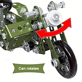 cheap Building Toys-139PCS Metal DIY Tricycle Model Building Kit for Kids  STEM Educational Toy Creative Assembly Motorcycle Blocks for Boys Ages 8-12 Years  Engineering Puzzle Set for Children Ideal Gift