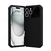 お買い得  iPhone用ケース-電話 ケース 用途 iPhone 16 Pro Max プラス iPhone 15 プロマックスプラス バックカバー 磁石バックル ワイヤレス充電をサポート 耐衝撃 レトロ風 TPU PC