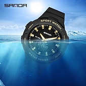 economico Orologi digitali-SANDA Da uomo Orologio digitale Di tendenza Orologio casual Orologio da polso Resistente agli urti Luminoso Cronometro Allarme sveglia Conto alla rovescia Resina Guarda