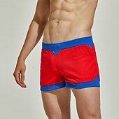 preiswerte Boxershorts für Herren-Herren 1 pc Unterwäsche Boxer Boxer-Shorts Patchwork Polyester Atmungsaktiv Weich Komfortabel Farbblock Mittlere Hüfthöhe Schwarz Weiß