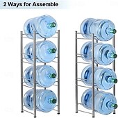 cheap Storage Racks-Bucket Rack This 5-gallon bucket rack is removable and sturdy It is a great bucket rack for home and office use For storing buckets.