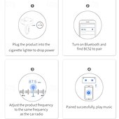 お買い得  車用Bluetoothキット/ハンズフリー-お買い得価格の売れ筋モデル FMトランスミッター 車載MP3プレーヤー ブルートゥース電話充電器 音楽ハンズフリー付き