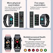 tanie Inteligentne bransoletki-696 TK79 Inteligentny zegarek 1.47 in Inteligentne Bransoletka Bluetooth EKG + PPG Monitorowanie temperatury Krokomierz Kompatybilny z Android iOS Damskie Męskie Powiadamianie o wiadomości IPX-0 27mm
