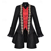 cheap Outerwear-Punk &amp; Gothic Medieval Renaissance Coat Jacket Tailcoat Prince Gentleman Women&#039;s Royal Steampunk Halloween Masquerade Event / Party Masquerade Adults&#039; Coat