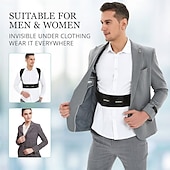 cheap Braces &amp; Supports-Posture Corrector for Men and Women, Adjustable Upper Back Brace, Muscle Memory Support Straightener, Providing Pain Relief from Neck, Shoulder, and Upper and Lower Back