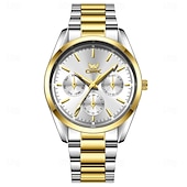 ieftine Ceasuri Quartz-Ceas de mână pentru bărbați quartz fashion casual cu lumina impermeabil decorativ din oțel