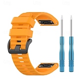 levne Pásky na hodinky Garmin-Pásek hodinek pro Garmin Fenix 8 51mm 7X Pro 6X 5X Plus Epix Pro Tactix 7 Amoled Instinct 2X Quatix Enduro Descent Mk2i Mk2 26mm Silikon Výměna, nahrazení Popruh Nastavitelný Sportovní značka Náramek