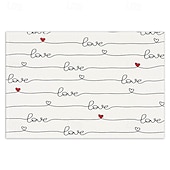 cheap Placemats &amp; Coasters &amp; Trivets-Valentine&#039;s Day Placemats Set of 4 Romantic and Decorative Table Mats Featuring Heart or Rose Patterns Durable and Heat-Resistant Perfect for Adding a Touch of Love to Your Dining Table Decor