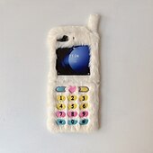 baratos Capa Samsung-telefone Capinha Para Z Flip 7 Z Virar 6 Z Flip 5 Z Flip 4 Z Flip 3 Capa traseira Antichoque Retro Felpudo