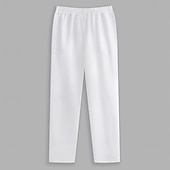 お買い得  スウェットパンツ-男性用 スウェットパンツ ジョガー ズボン プリーツパンツ ドローストリング 弾性ウエスト 平織り 履き心地よい 高通気性 全長 カジュアル 日常 祝日 スポーツ ファッション ブラック ホワイト マイクロエラスティック