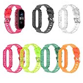 お買い得  その他の時計バンド-スマートウォッチバンド と互換性があります Xiaomi Mi Band 6 NFC Mi Band 5 NFC スマートウォッチ ストラップ 調整可 ソロループ スポーツバンド 置換 リストバンド