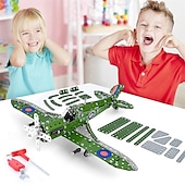 economico Costruzioni giocattolo-giocattoli da costruzione modellini di aerei kit per ragazzi 8-12modello di aereo scala 132 kit di costruzione in metallomodelli di aerei per bambini 8-12i migliori regali di aerei per gli