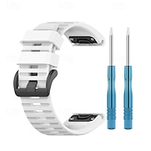 levne Pásky na hodinky Garmin-Pásek hodinek pro Garmin Fenix 8 51mm 7X Pro 6X 5X Plus Epix Pro Tactix 7 Amoled Instinct 2X Quatix Enduro Descent Mk2i Mk2 26mm Silikon Výměna, nahrazení Popruh Nastavitelný Sportovní značka Náramek