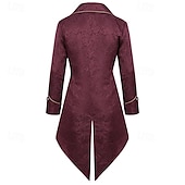 cheap Outerwear-Punk &amp; Gothic Medieval Renaissance Coat Jacket Tailcoat Prince Nobleman Men&#039;s Royal Steampunk Halloween Masquerade Event / Party Masquerade Adults&#039; Coat