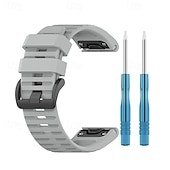 levne Pásky na hodinky Garmin-Pásek hodinek pro Garmin Fenix 8 51mm 7X Pro 6X 5X Plus Epix Pro Tactix 7 Amoled Instinct 2X Quatix Enduro Descent Mk2i Mk2 26mm Silikon Výměna, nahrazení Popruh Nastavitelný Sportovní značka Náramek