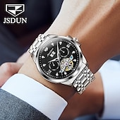 baratos Relógio Automático-Masculino Relógio mecânico Moda Relógio Casual Relógio de Pulso Automático - da corda automáticamente Luminoso Calendário Data Semana Aço Assista